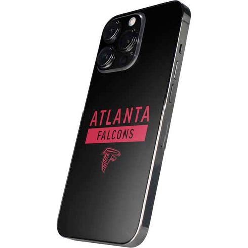 NFL Atlanta Falcons Black Performance Series iPhone 16 Pro Skin